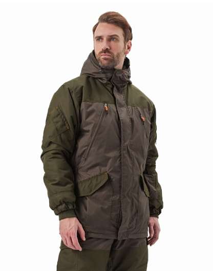 Костюм "ГЕРКОН-ВЕСНА/ОСЕНЬ" куртка/брюки цвет: ХАКИ/Т.ХАКИ, ткань: ПолиИтали/Кошачий глаз - Урсус