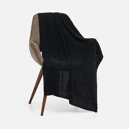 Плед Quadrisma, черный 90x160 см