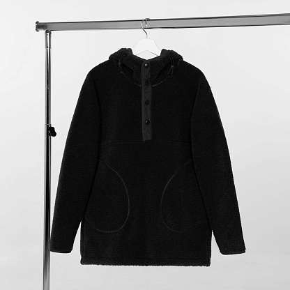 Анорак унисекс Oblako, черный Анорак унисекс Oblako, черный