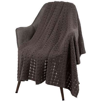 Плед Exquisito, коричневый 125х180 см