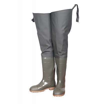 Сапоги рыбацкие ПВХ/ВИНИТОЛ В-40 МБС ПС (STEP) мужские, мет. подносок и мет.стелька, оливковые - Урсус