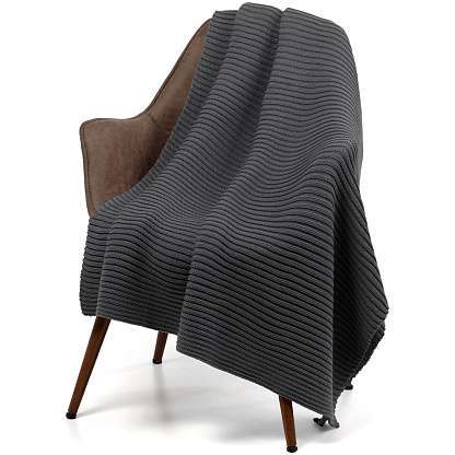 Плед Quill, темно-серый 110x170 см