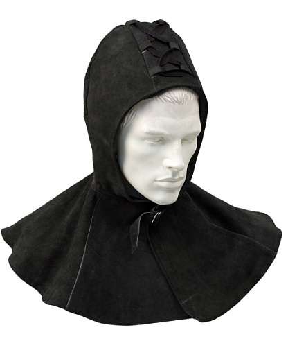 Подшлемник спилковый с пелериной (инд.заказ)  - Урсус